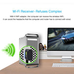 محول واي فاي USB 2.0 ثنائي النطاق 2.4GHz و5GHz بسرعة AC600Mbps، بطاقة شبكة خارجية، AC600Mbps