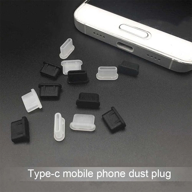 20 قطعة سدادات سيليكون مضادة للغبار لمنافذ USB-C / Type-C