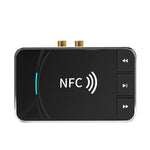مستقبل ومرسل بلوتوث 5.0 مكتبي مع NFC ومحول صوت سماعة سيارة N100