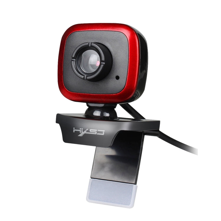 كاميرا ويب HXSJ A849 بدقة 480P قابلة للتعديل بزاوية 360 درجة مع ميكروفون للكمبيوتر الشخصي
