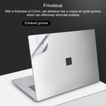 مجموعة ملصقات واقية لقشرة الدفتر 4 في 1 لمايكروسوفت Surface Laptop 3 بحجم 13.5 بوصة، لـ Surface Laptop 3 بحجم 13.5 بوصة