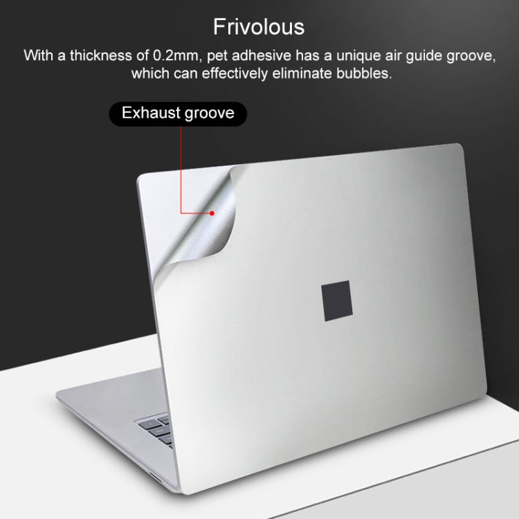 مجموعة ملصقات واقية لقشرة الدفتر 4 في 1 لمايكروسوفت Surface Laptop 3 بحجم 13.5 بوصة، لـ Surface Laptop 3 بحجم 13.5 بوصة
