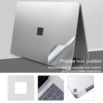 4 in 1 Notebook Shell Protective Film Sticker Set for Microsoft Surface Laptop 3 15 inch, For Surface Laptop 3 15 inch