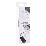 محول شحن AnyWatt 85W USB-C / Type-C أنثى إلى 5 دبابيس MagSafe 1 ذكر على شكل L لسلسلة MacBook، 85W أسود، 85W أبيض