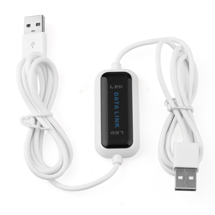 كابل نقل بيانات عالي السرعة USB من كمبيوتر إلى كمبيوتر لمشاركة الملفات مباشرة عبر الإنترنت، الطول: 1.75 متر