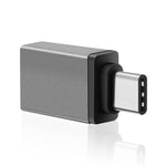 محول بيانات / شاحن من سبيكة الألمنيوم USB-C / Type-C 3.1 ذكر إلى USB 3.0 أنثى