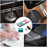 محول بيانات / شاحن من سبيكة الألمنيوم USB-C / Type-C 3.1 ذكر إلى USB 3.0 أنثى
