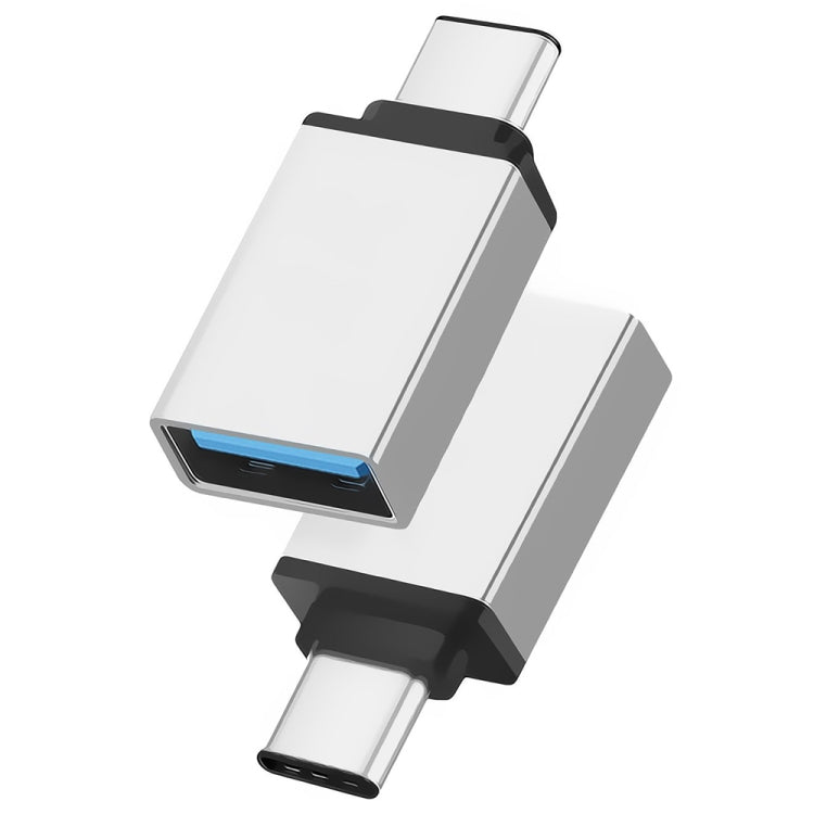 محول بيانات / شاحن من سبيكة الألمنيوم USB-C / Type-C 3.1 ذكر إلى USB 3.0 أنثى