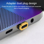محول شحن مغناطيسي USB-C / Type-C ذكر إلى أنثى بزاوية 100 واط، 100 واط بزاوية
