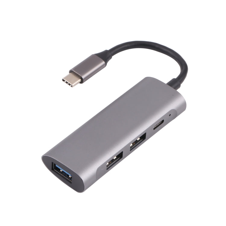 محطة إرساء T-811 مع موزع 4 في 1 USB-C / Type-C إلى 3 منافذ USB 3.0 + USB-C / Type-C، T-811