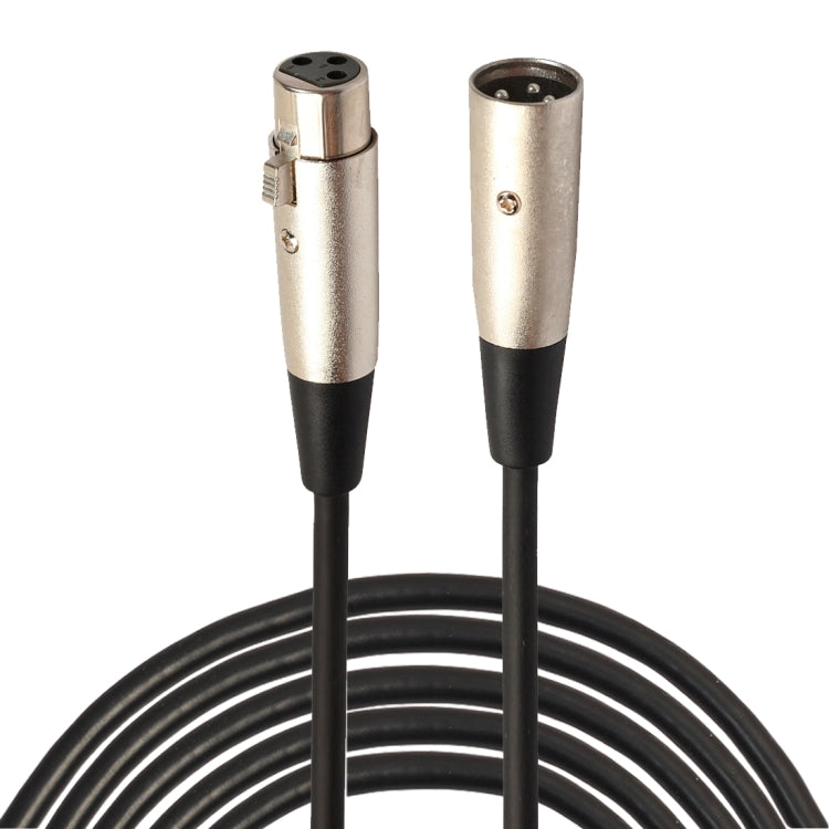 كابل ميكروفون محمي 3 دبابيس XLR ذكر إلى XLR أنثى، الطول: 5 م
