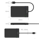 UNITEK SATA 2.5 inch USB 3.0 Interface HDD Enclosure, Length: 30cm, SATA USB 3.0 Interface, Length: 30cm