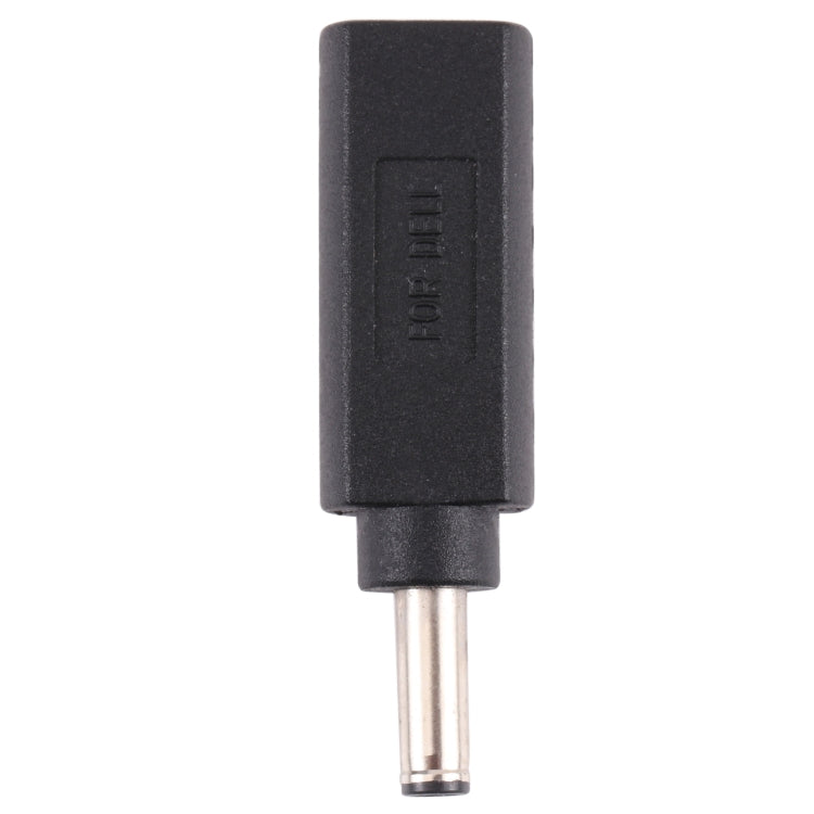 محول موصل من USB-C / Type-C أنثى إلى قابس ذكر 4.5 × 3.0 ملم لأجهزة ديل، USB-C أنثى إلى 4.5 × 3.0 ملم
