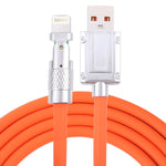 Mech Series كابل شحن سريع USB إلى 8 Pin معدني 180 درجة 6A 120W، الطول: 1.2 متر، 1.2 متر 8 Pin، 1.2 متر 180 درجة 8 Pin