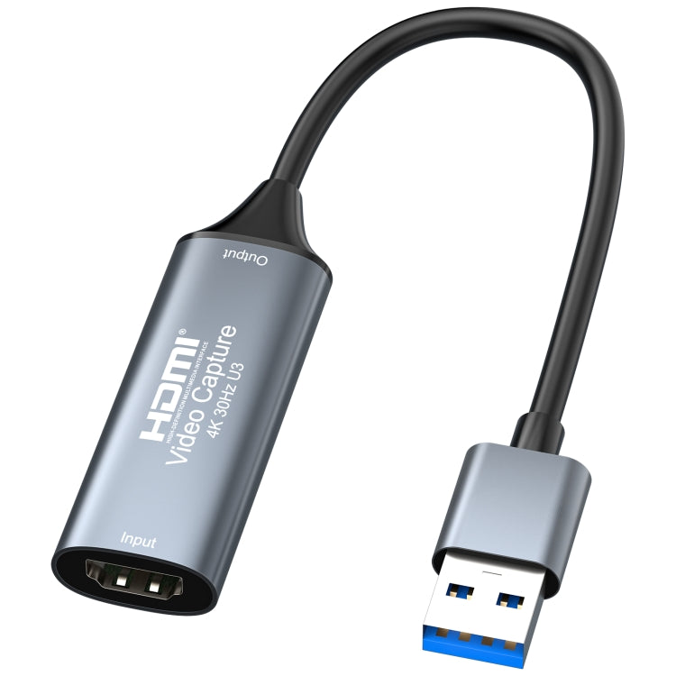 بطاقة التقاط فيديو بدقة 4K 30Hz من HDMI إلى USB3.0 مع كابل، HDMI إلى USB3.0