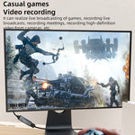 بطاقة التقاط فيديو بدقة 4K 30Hz من HDMI إلى USB3.0 مع كابل، HDMI إلى USB3.0