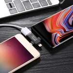 محول OTG متعدد الوظائف 3 في 1 USB 3.0 إلى 8 دبوس + Micro USB + USB-C / Type-C