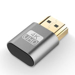 محول عرض افتراضي VGA إلى HDMI 1.4 DDC EDID، محاكي عرض بدون رأس، ألوان وردي، رمادي، ذهبي، أحمر، فضي