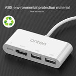 محول فيديو عالي الدقة 75216 4 في 1 من 8 دبابيس إلى HDMI + شحن 8 دبابيس + منفذي USB، 75216
