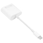 محول NK-1035 TC 2 في 1 USB-C / Type-C ذكر إلى إيثرنت + طاقة Type-C أنثى، NK-1035 TC