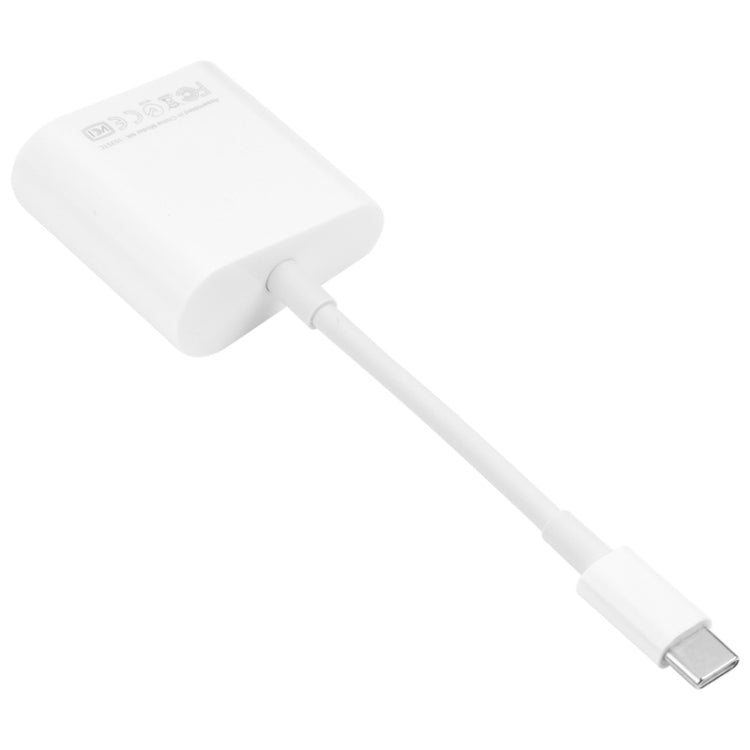 محول NK-1035 TC 2 في 1 USB-C / Type-C ذكر إلى إيثرنت + طاقة Type-C أنثى، NK-1035 TC