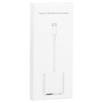 محول NK-1035 TC 2 في 1 USB-C / Type-C ذكر إلى إيثرنت + طاقة Type-C أنثى، NK-1035 TC