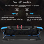 dual USB Ports Five-core Radiator Notebook Computer  Holder