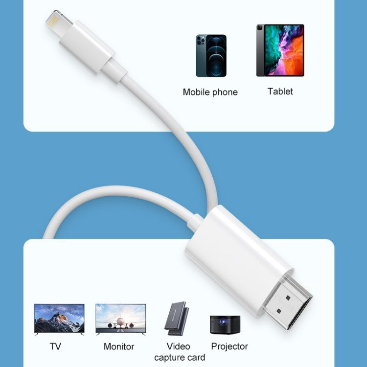 كابل محول EP-808-H من 8 دبابيس إلى HDMI، الطول: 2 متر، EP-808-H