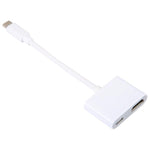 محول فيديو USB-C/تايب-سي إلى HDMI+USB-C/تايب-سي، تايب-سي 4K/30HZ