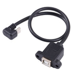 كابل موصل أنثى USB-C / Type-C ذكر إلى منفذ طباعة مربع من النوع B، Type-C إلى مربع من النوع B