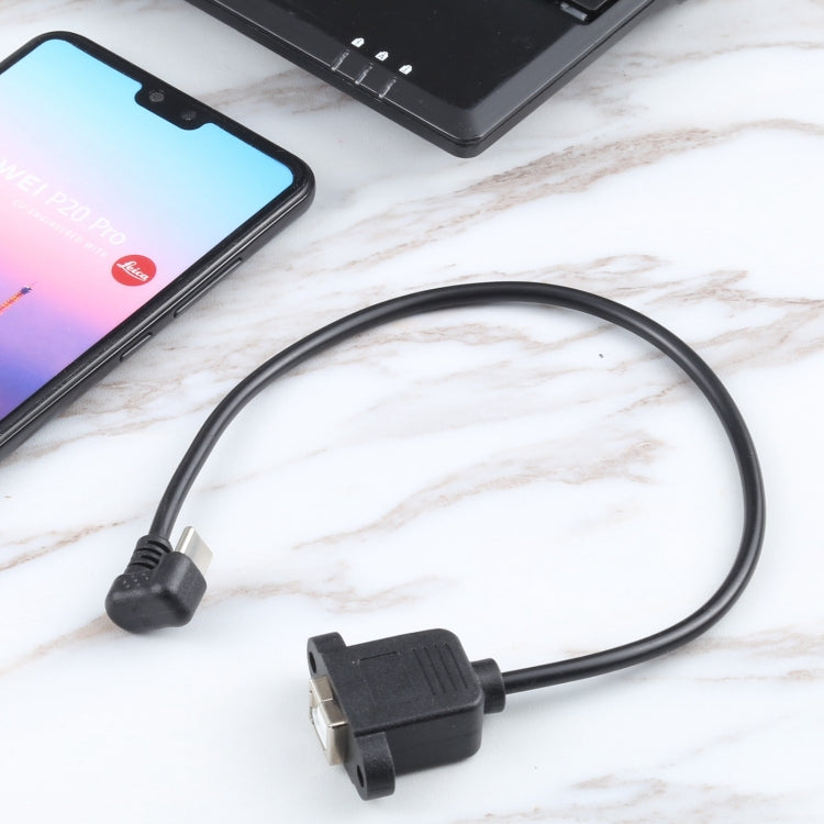 كابل موصل أنثى USB-C / Type-C ذكر إلى منفذ طباعة مربع من النوع B، Type-C إلى مربع من النوع B
