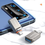 محول MCDODO USB 3.0 أنثى إلى USB-C / Type-C ذكر OTG لفلاش USB، USB-C / Type-C