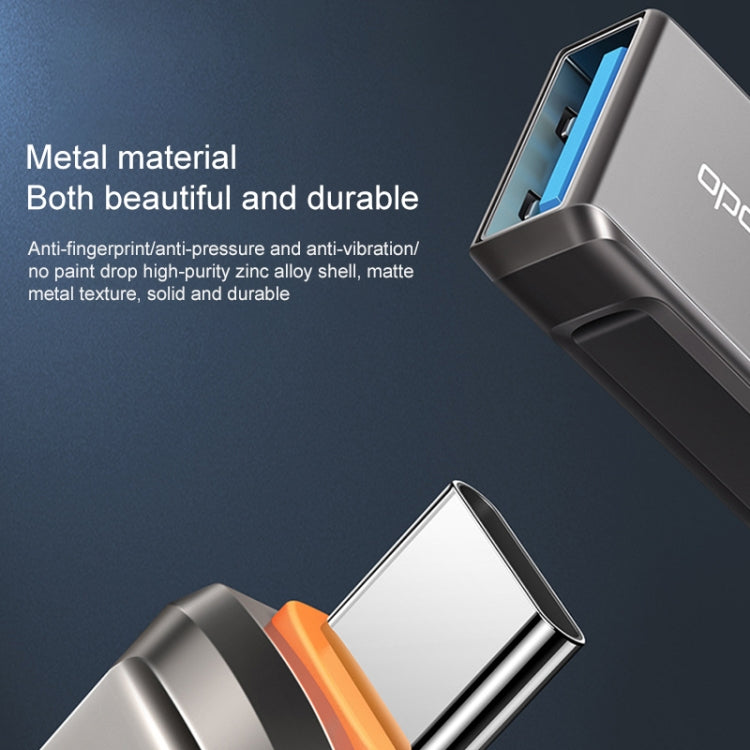محول MCDODO USB 3.0 أنثى إلى USB-C / Type-C ذكر OTG لفلاش USB، USB-C / Type-C