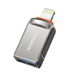 محول MCDODO USB 3.0 أنثى إلى ذكر 8 دبابيس OTG لفلاش USB، 8 دبابيس