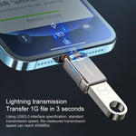محول MCDODO USB 3.0 أنثى إلى ذكر 8 دبابيس OTG لفلاش USB، 8 دبابيس