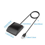 قارئ بطاقة ذكية ROCKETEK RT-SCR4 CAC IC SIM Chip، RT-SCR4