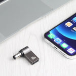 محول شحن كمبيوتر USB-C / Type-C أنثى إلى DC 7.4x0.6 مم ذكر بقوة 100 واط HP، Type-C أنثى إلى DC 7.4x0.6 مم ذكر (لـ HP)