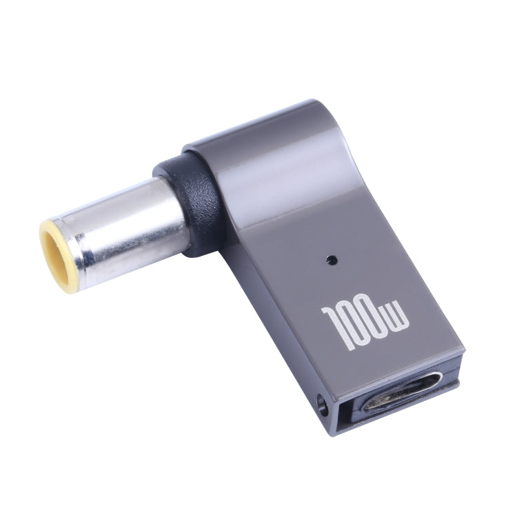 محول شحن كمبيوتر USB-C / Type-C أنثى إلى DC 7.9x5.0 مم ذكر بقوة 100 واط للينوفو، Type-C أنثى إلى DC 7.9x5.0 مم ذكر