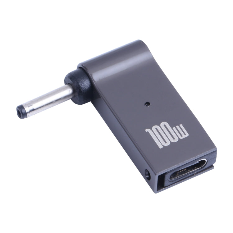 محول شحن كمبيوتر 100 واط USB-C / تايب-سي أنثى إلى DC 3.0x1.1mm ذكر لأجهزة Acer، تايب-سي أنثى إلى DC 3.0x1.1mm ذكر