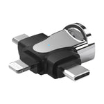 محول OTG 3 في 1، USB إلى Type-C / Micro USB / 8 دبوس