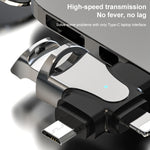 محول OTG 3 في 1، USB إلى Type-C / Micro USB / 8 دبوس