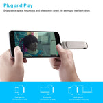 ذاكرة فلاش دوارة معدنية Richwell 3 في 1 بسعة 16 جيجابايت Micro USB + 8 Pin + USB 3.0 مع وظيفة OTG