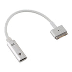 محول شحن 5 دبابيس MagSafe 2 (على شكل T) إلى USB-C / Type-C PD، من Type-C إلى MagSafe 2