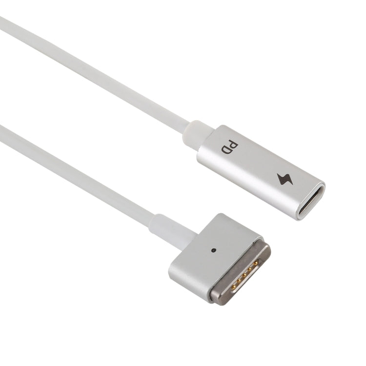 محول شحن 5 دبابيس MagSafe 2 (على شكل T) إلى USB-C / Type-C PD، من Type-C إلى MagSafe 2