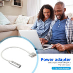 محول شحن 5 دبابيس MagSafe 2 (على شكل T) إلى USB-C / Type-C PD، من Type-C إلى MagSafe 2