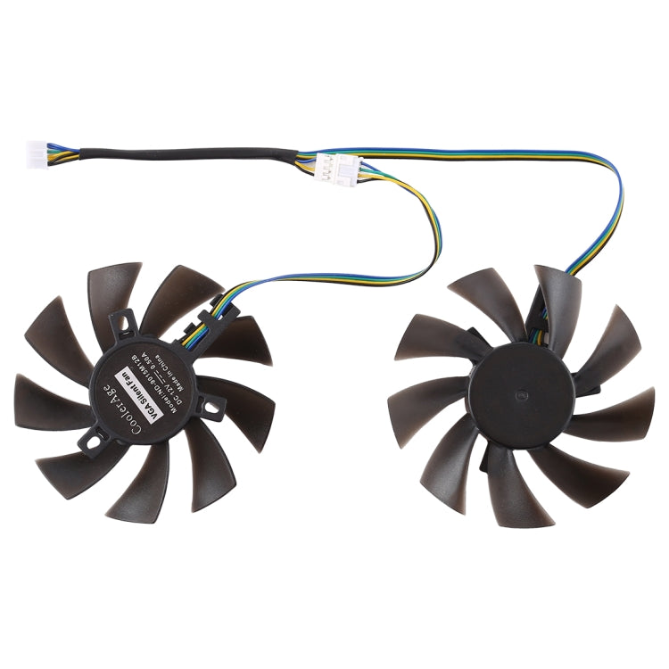 مروحة تبريد بطاقة رسومات 4 دبابيس GFY09010E12SPA لبطاقات Zotac GTX 1070 Mini GTX 1060 6GB GTX1060، القطر: 85 مم، زوج، GFY09010E12SPA
