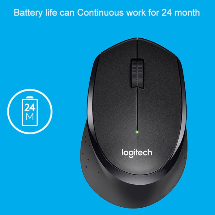 فأرة بصرية لاسلكية صامتة Logitech M330 مع مستقبل Micro USB
