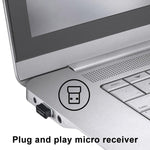 فأرة بصرية لاسلكية صامتة Logitech M330 مع مستقبل Micro USB