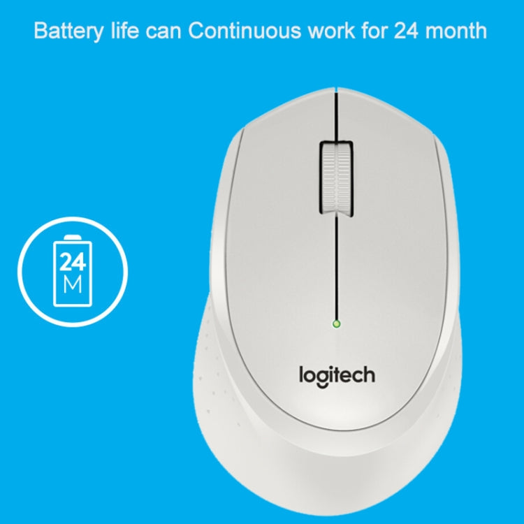 فأرة بصرية لاسلكية صامتة Logitech M330 مع مستقبل Micro USB