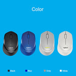 فأرة بصرية لاسلكية صامتة Logitech M330 مع مستقبل Micro USB